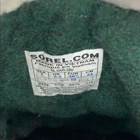 SOREL Winter Boots Size 7 - Picture 4 of 5